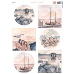 MB0166 A4 one side paper - Marianne Design - Mattie's Mooiste - Harbor