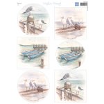 MB0180 A4 one side paper - Marianne Design - Mattie's Mooiste - Boats