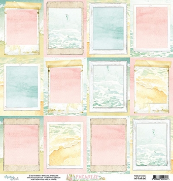 MT-PAR-06 Paradise 06- MINTAY - double sided paper 30,5x30,5cm