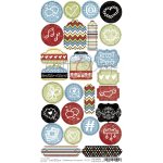 CC-DIE-CUTS-CHC-26 CHILDHOOD CRAYONS - elementy DIE - CUTS