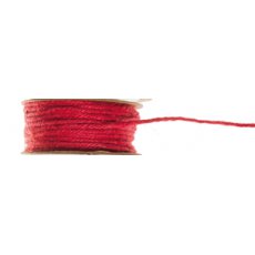 400906-996-4 Sznurek jutowy-czerwony 5m