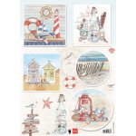 EWK1258 A4 one side paper -Marianne Design - Seabreeze 1