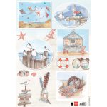 EWK1259 A4 one side paper -Marianne Design - Seabreeze 2
