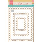PS8034 craft stencil- Marianne Design - Postcard