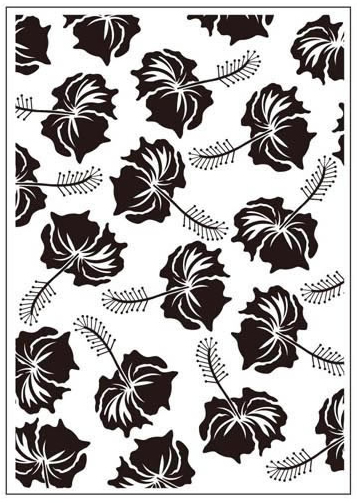 CTFD3061 Crafts Too Embossing Folder - Tropical Flowers