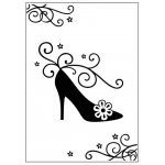 CTFD3069 Crafts Too Embossing Folder - High Heel Shoe