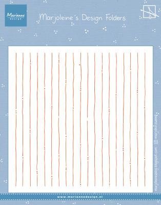 DF3456 Design Folder - Marianne Design -stripes