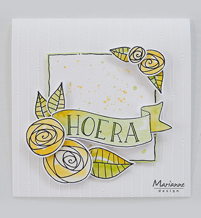MZ1901 Clear Stamp - Marjoleine's Roses