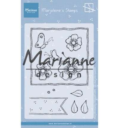 MZ1902 Clear Stamp - Marjoleine's Anemones