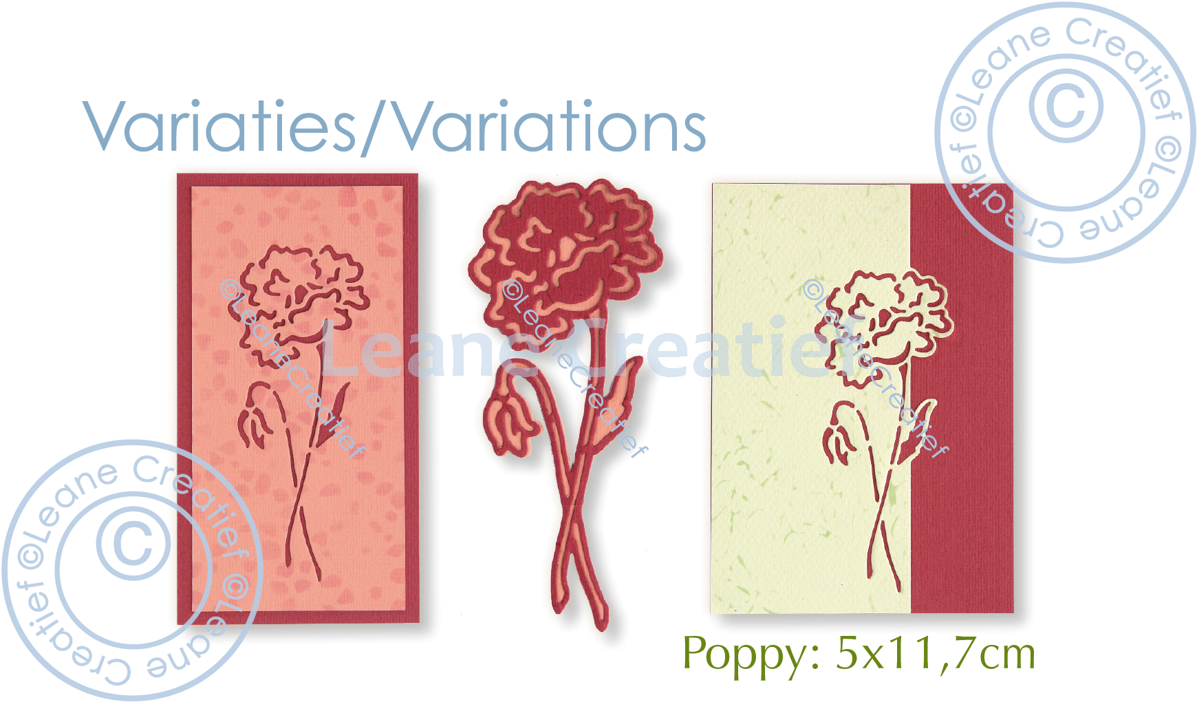 45.5923 Wykrojnik Leane Creatief -poppy-mak