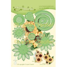 45.6098 Wykrojnik Leane Creatief -słonecznik 3D-sunflower 3D