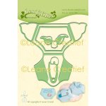 45.6104 Wykrojnik Leane Creatief -dziecięca pielucha- baby diaper