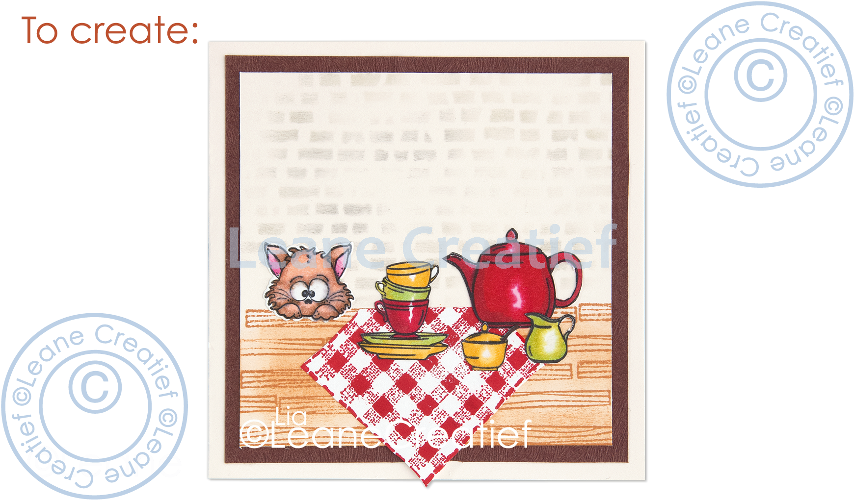 55.5930 Stemple Leane Creatief -Coffee service- kuchenne