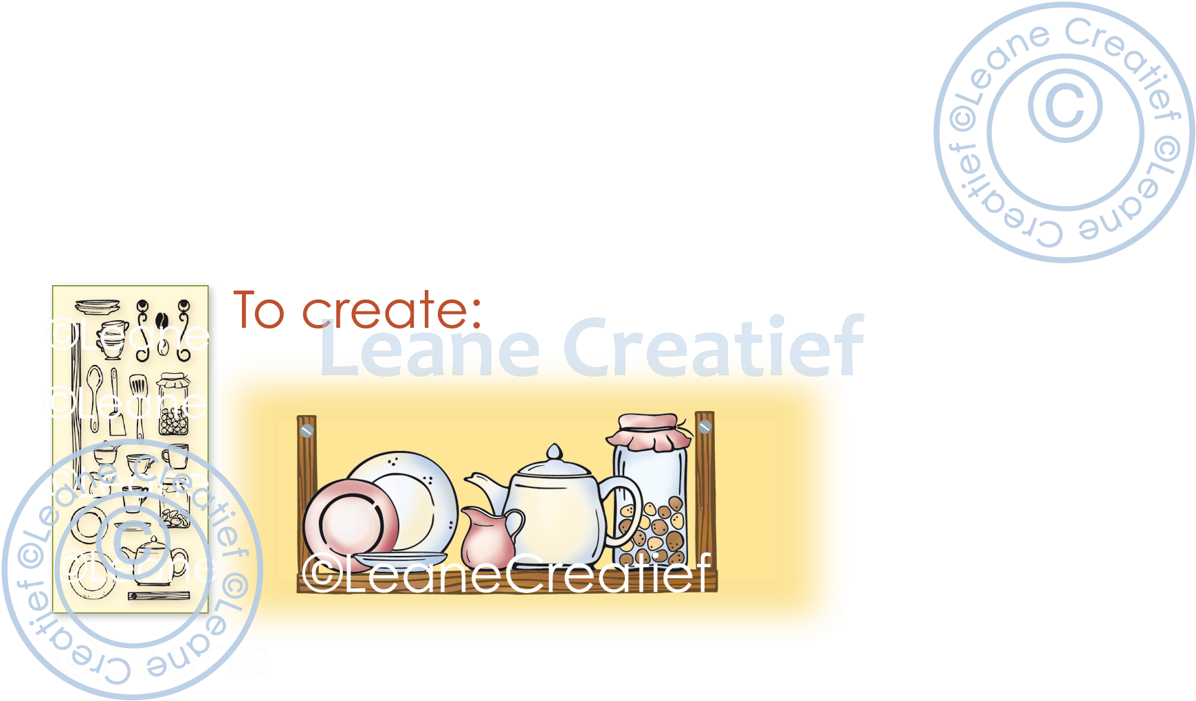 55.5930 Stemple Leane Creatief -Coffee service- kuchenne