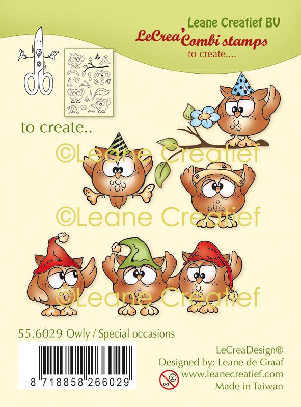 55.6029 Stemple Leane Creatief -sowy - owly special occassions