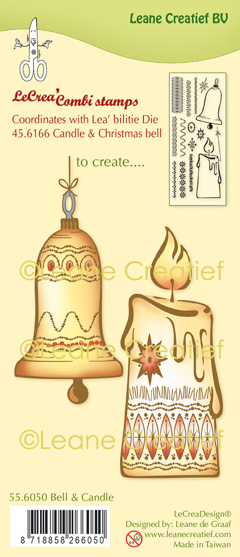 55.6050 Stemple Leane Creatief -dzwonek i świeca