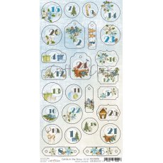 CC-DIE-CUTSAC-CTS-27 CAROLS IN THE SNOW - ELEMENTY DIE - CUTS - KALENDARZ ADWENTOWY - PREMIUM