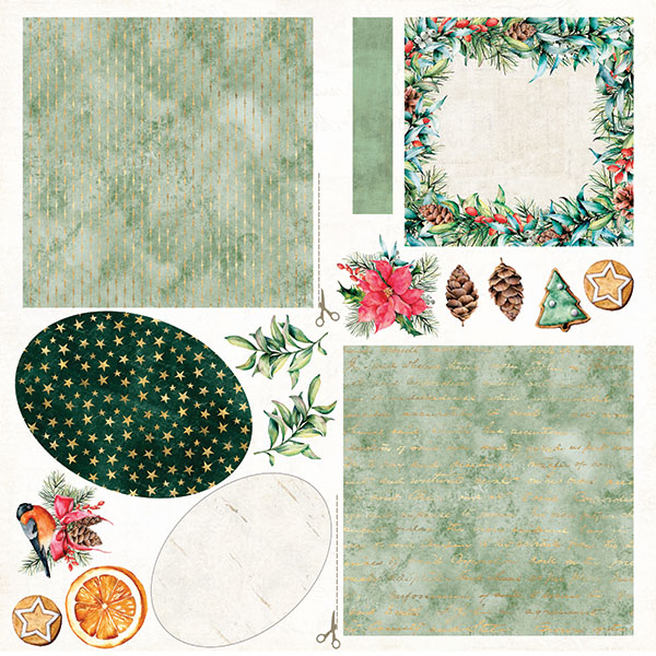 CP-CV09 sheet to be cut out Christmas Vibes