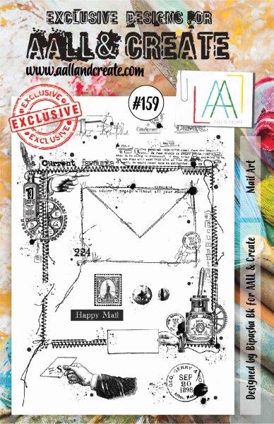 #159 AAll&Create - Stemple A5 - XXX - koperta, znaczki