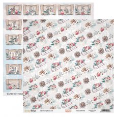 Cotton Winter -Scrap Boys- double sided paper 30,5x30,5cm