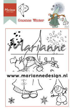 HT1648 Stemple silikonowe - Gnomes winter
