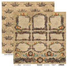 Industrial Romance -Scrap Boys- double sided paper 30,5x30,5cm