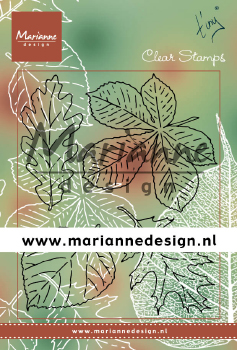 TC0876 Clear Stamps Tiny's Leaves set