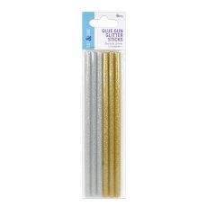 DDADH09 Glue Sticks, gold&silver, 24PK