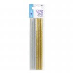DDADH09 Glue Sticks, gold&silver, 24PK