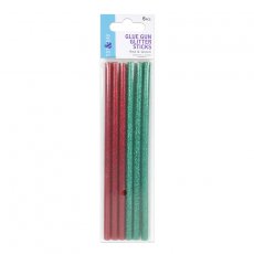 DDADH10 Glue Sticks, red&green, 6PK