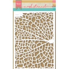 PS8041 Mask stencil- Marianne Design -Tiny's Leaf Grain