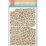 PS8041 Mask stencil- Marianne Design -Tiny's Leaf Grain