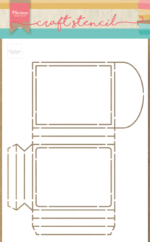 PS8043 Mask stencil- Marianne Design-Party Pocket