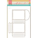 PS8043 Mask stencil- Marianne Design-Party Pocket