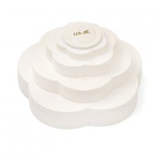 WR660492 Organizer składany kwiat - WRMK Bloom Embellishment Storage - wersja biała