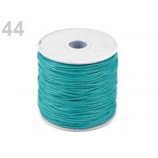 310030-44 Bawełniany sznurek woskowany gr. 1mm -turkusowy