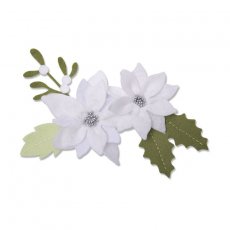 663371 Wykrojnik BigzDie Plus - Christmas Foliage - poinsecja / świąteczne listki
