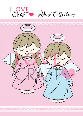 D027 Wykrojnik -aniołki - angels