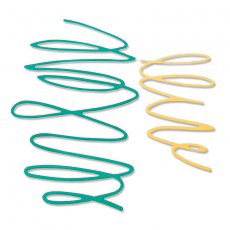 663450 Wykrojnik Sizzix Thinlits 2szt- Scribbles