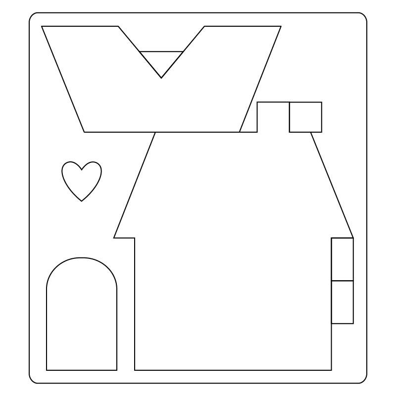663625 Sizzix Bigz Die - House