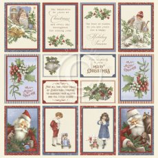 PD1649 Papier jednostronny 30,5x30,5cm -A Christmas to remember I -obrazki I