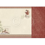 PD30001 Papier dwustronny 30,5x30,5cm - A Christmas to Remember-Santa has come