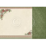 PD30002 Papier dwustronny 30,5x30,5cm - A Christmas to Remember-Christmas florals