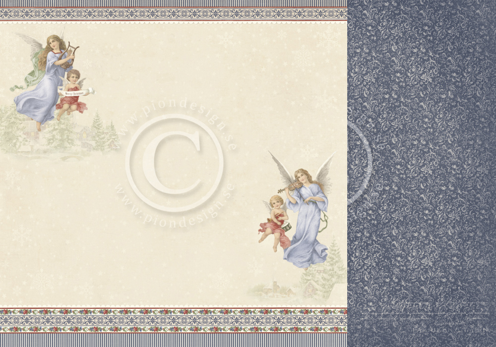 PD30003 Papier dwustronny 30,5x30,5cm - A Christmas to Remember-Angel choir