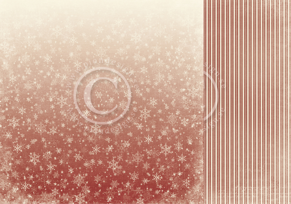 PD30010 Papier dwustronny 30,5x30,5cm - A Christmas to Remember-Snowfall