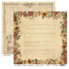 FLOWERS STORY-Scrap Boys- double sided paper 30,5x30,5cm