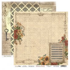 FLOWERS STORY-Scrap Boys- double sided paper 30,5x30,5cm