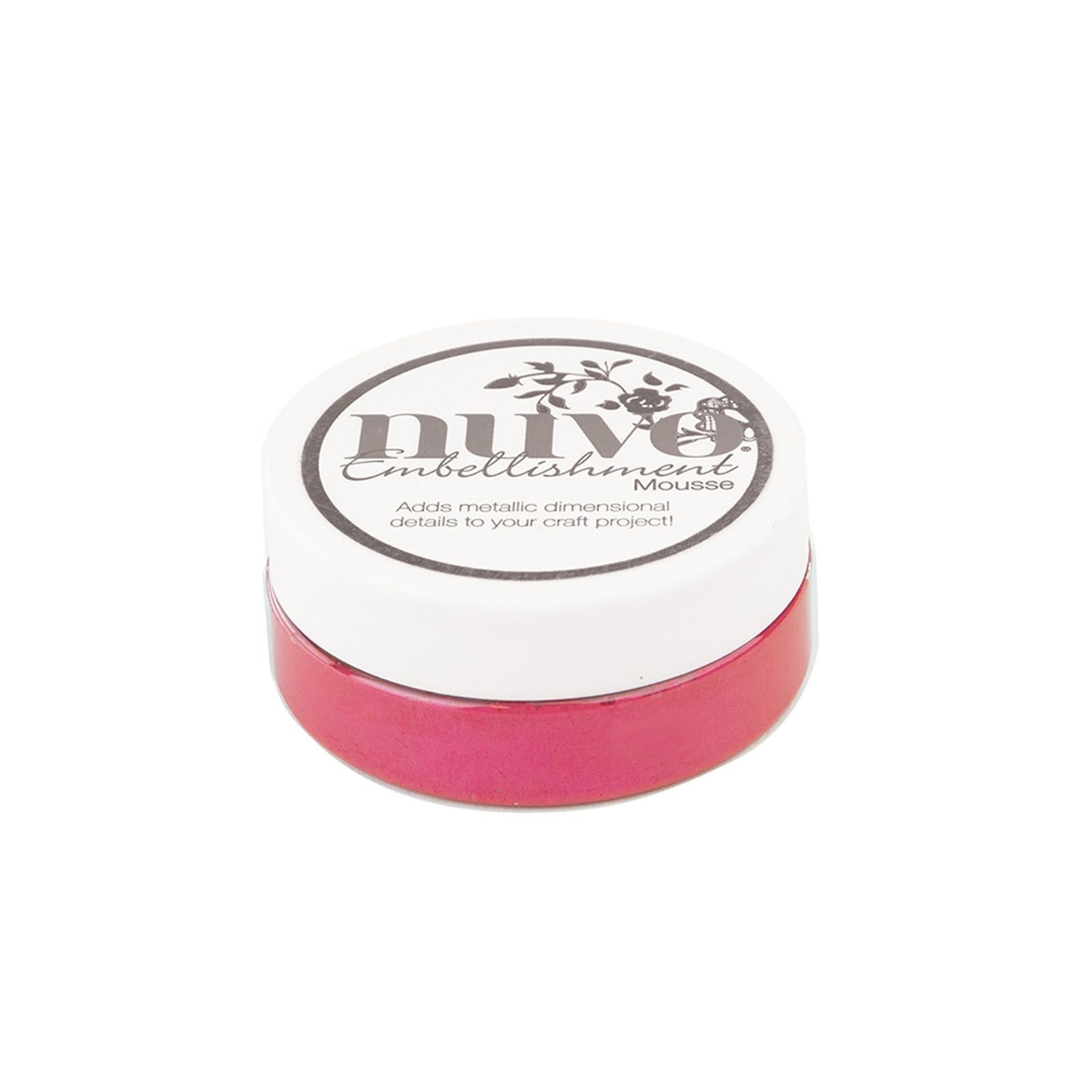 826N Mus Nuvo Embellishment Mousse-french rose