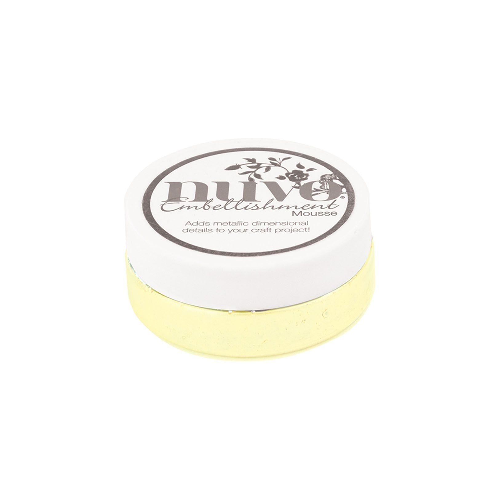 827N Mus Nuvo Embellishment Mousse- custard cream