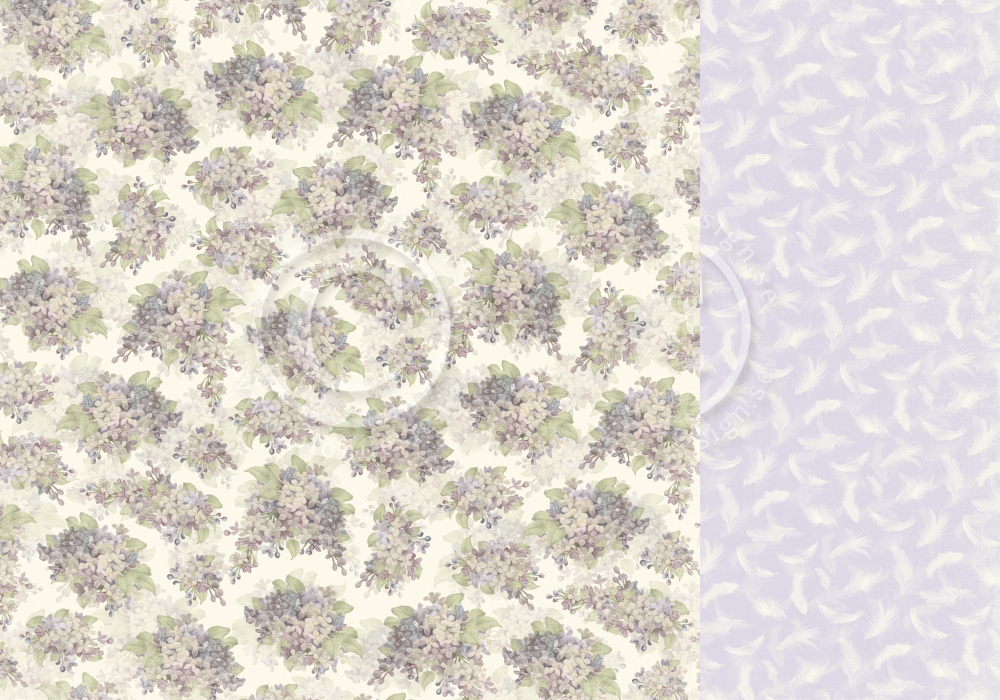PD26004 Double-sided paper 30,5x30,5cm-New Beginnings-Lilacs
